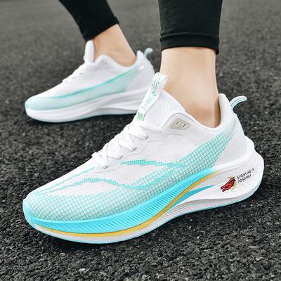 New Glow-in-the-dark Ultralight Breathable Couple Running Shoes Women's Shoes Students Cushioned Mesh Sneakers Men