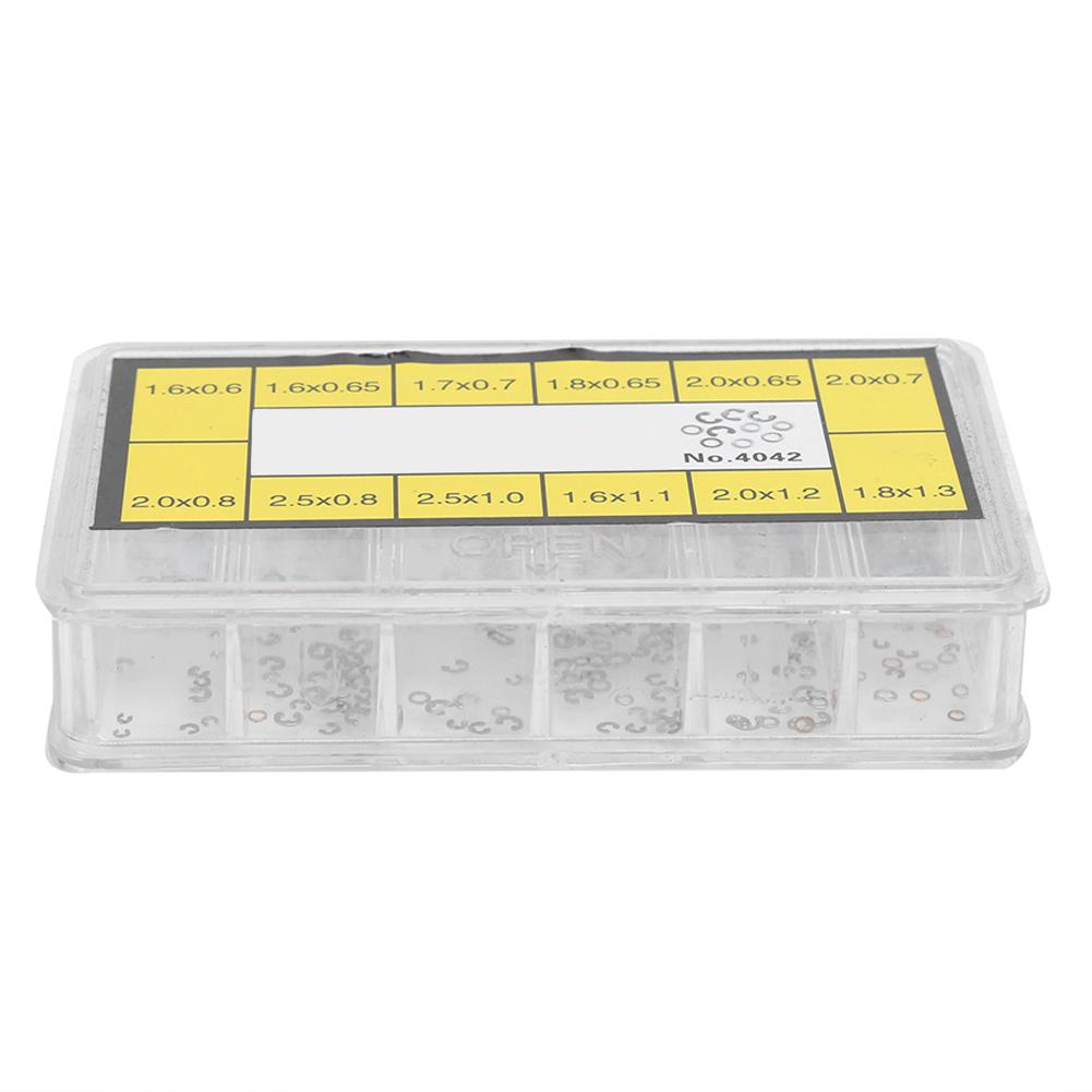 Metal Watch Washer Clip Assorted Kit Watch Repairing Tool Accessory for Watchmakers