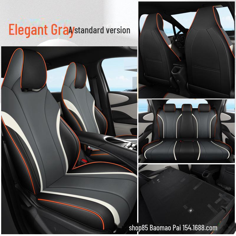 

BYD Dolphin Leather Seat Covers: Breathable, Full-Pack, All-Season Cushions Car-specific