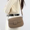 Fashionable Women's Square Bag Luxury Designer Genuine Leather Women Shoulder Bags  Simple Cowhide Crossbody Bag