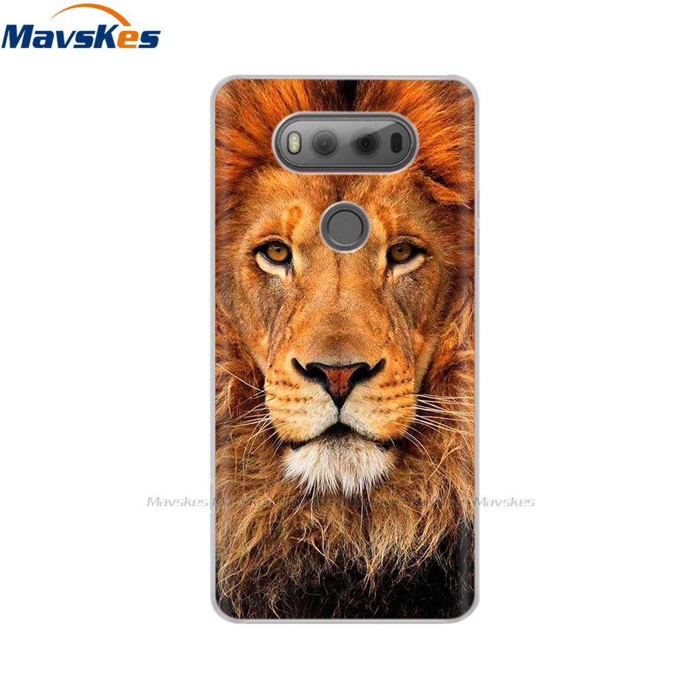 Funda Transparente para LG V20 V 20 Funda de Teléfono TPU Cubierta de Silicona Suave para LG V20 Capa Patrón Lindo de Flores Animales Cubiertas Traseras