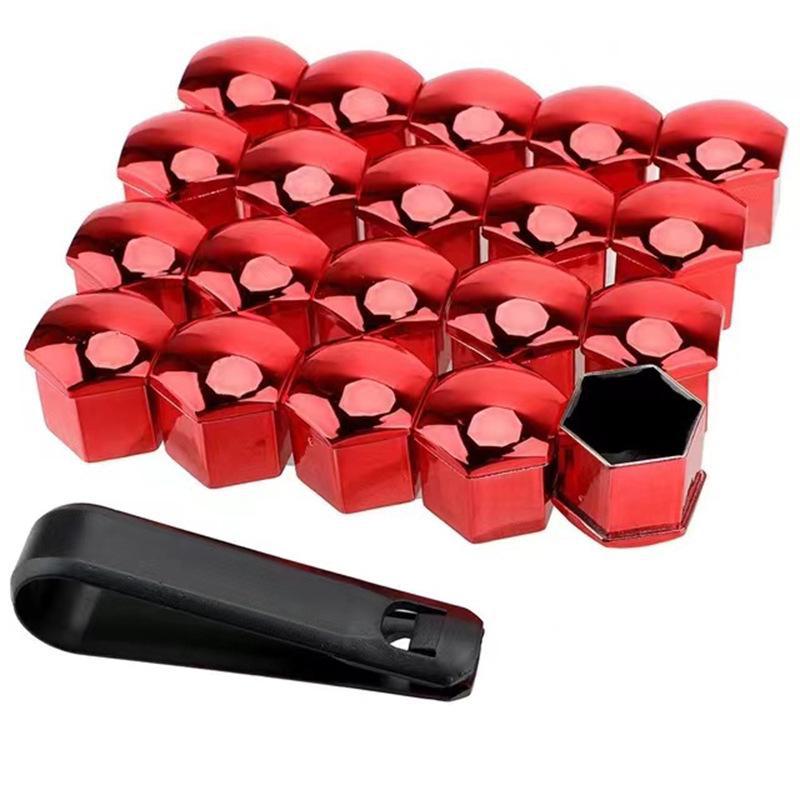 Tapa decorativa para tornillos de neumáticos de automóvil de 17 mm, 19 mm y 21 mm: cubierta protectora para cubo de rueda