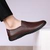 Herrenschuhe aus echtem Leder, lässige Business-Schuhe, leichte Halbschuhe, rutschfeste Fahrschuhe, Wanderschuhe der Luxusmarke, Mokassins
