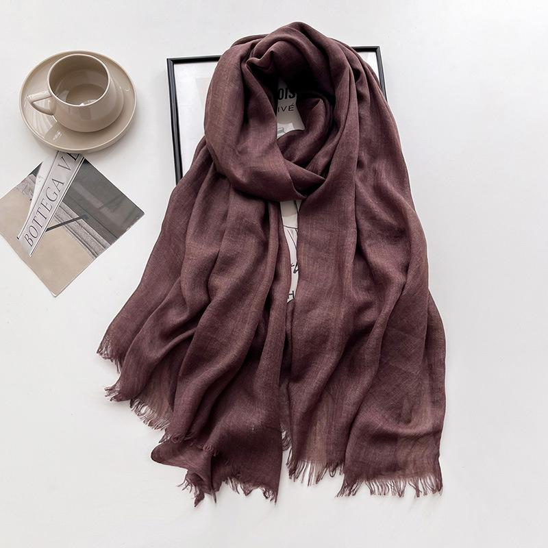 New Ramadan Big Size Women High Quality Muslim Hijabs Plain Solid Color Scarf Shawls Lady Wraps Headwear Pashmina