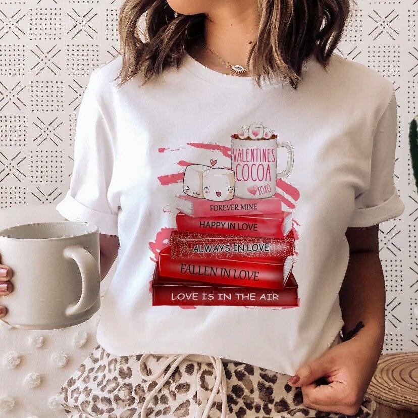 MAGIC FAIRY TALE Summer Woman T Shirt Cute Printing Design Oversized Short Sleeve Comfort Female Tee Gift White Girl Clothes