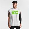 Muscleguys Herren Fitness Ärmelloses T-Shirt Weste Lose Rundhals Lauftraining Bottoming Sweatshirt