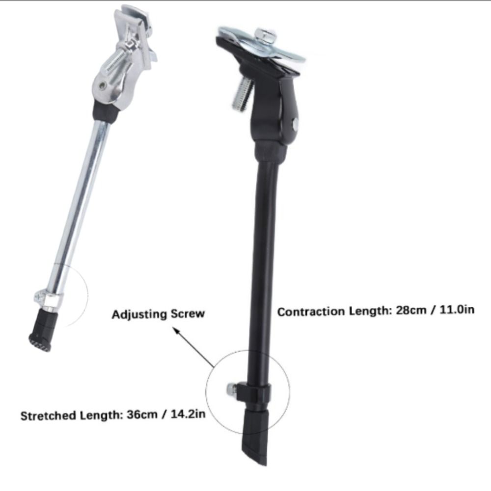 Aluminum Alloy Bike Kickstand Center Mount  Bike Kickstand for 24‑27 Inch Wheel Outdoor Cycling
