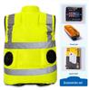 LED Kühlweste mit eingebautem Ventilator für Verkehrsregelung & Brandrettung