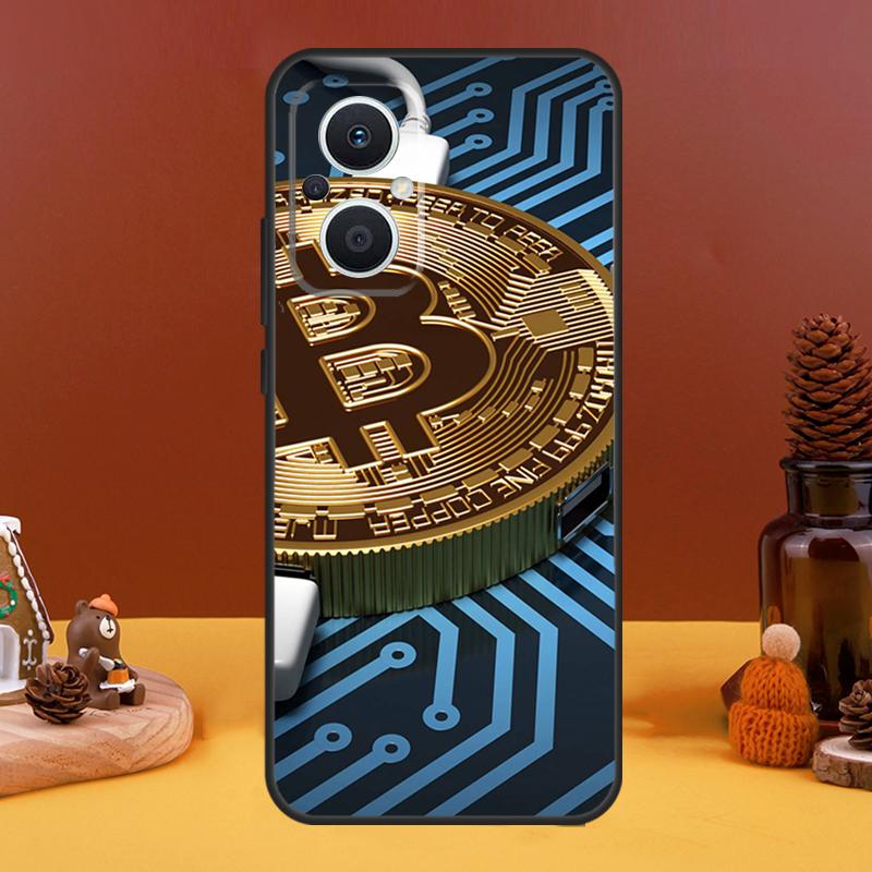 Bitcoin BTC Case For OPPO Reno 8T 4Z 5Z 10 Pro 11 F 4 5 6 7 8 Lite OPPO Find X5 X6 Pro X2 X3 Lite Cover