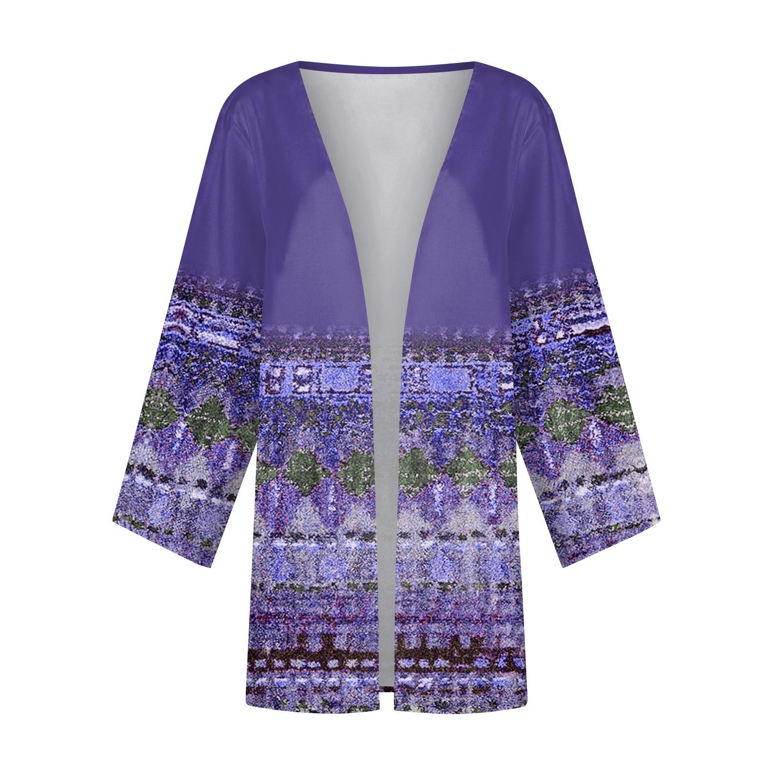 Женская повседневная модная легкая куртка средней длины с принтом — фото 4