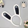 Plush Rabbit Ear Headband Cosplay Accessory Anime Conventions Sweet Kawaii Style Hair Clip