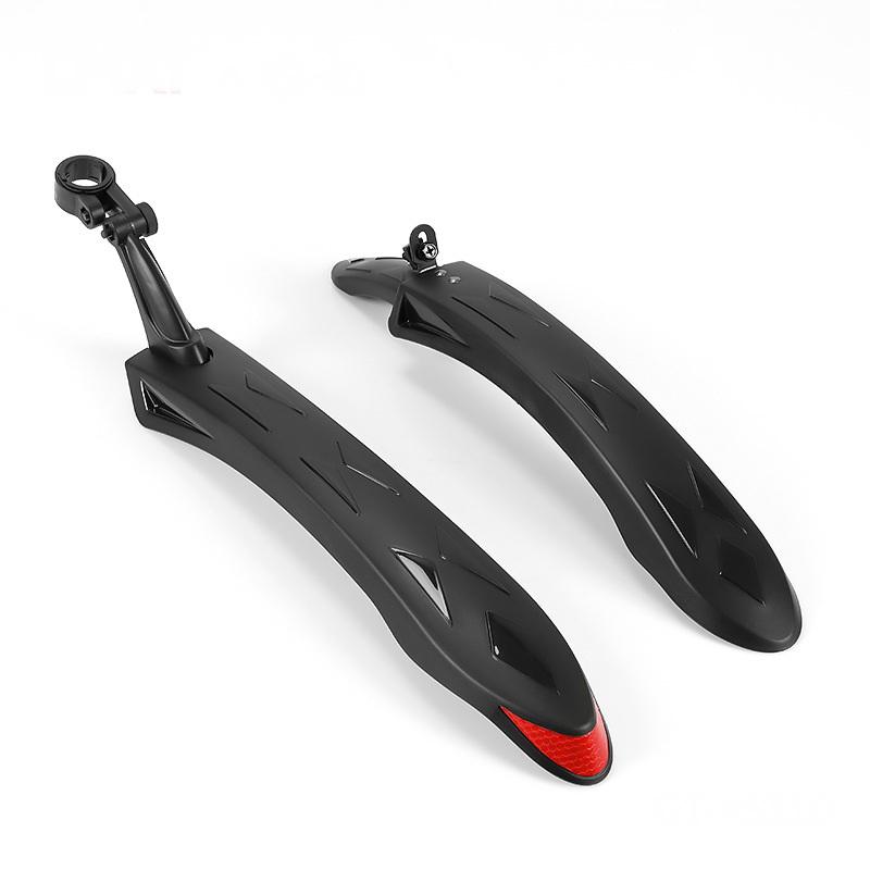 1 Set High Toughness Bike Front Rear Mudguard For 26-27.5 Inch Mtb S Bike Accessories Reflective Bicycle