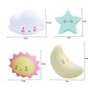Child Decor LED Night Light Sleep Lamp Star Sun Cloud Baby Cute Gift