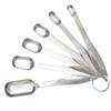 Small Household Baking Scale Cylinder Measuring Cup and Spoon Stainless Steel Pull Flower Cup Metal Material