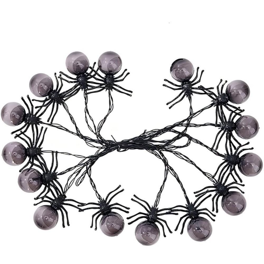 Halloween Themed LED Halloween String Lights Spider Shaped LED String Lights  Indoor Display
