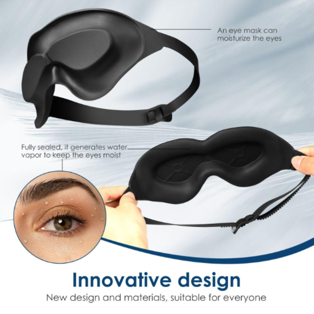 Comfortable Dry Eye Sleep Mask Moisturizing Silicone Eyeshade 3D Stereoscopic Eyeshade  Sleep