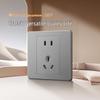Gongniu 10A Flush-Mounted Five-Hole Wall Socket