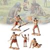 Vibrant Educational Primitive People Figurine Set For Creative Play And Learning