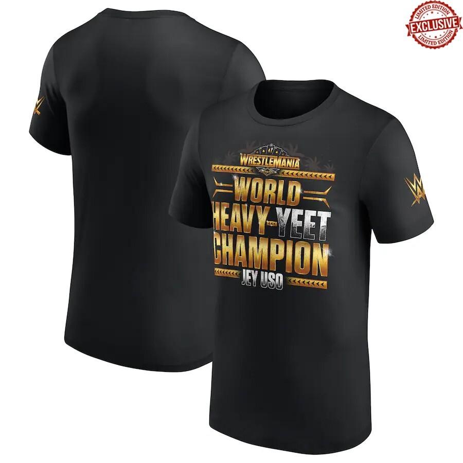

2025 Exclusive J. Uso WrestleMania 41 Winner T-Shirt Gift All Size S-4XL Unisex T-Shirt S