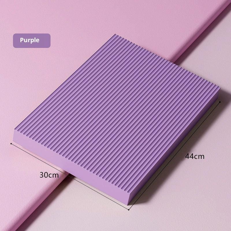 Balance Training Pad Non-Slip High Rebound Thickened Foam Mat Ankles Knee Cushion For Core Stability Yoga Fitness M фиолетовый