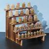 Solid Wood Display Rack for Action Figures, Collectibles, and Succulents