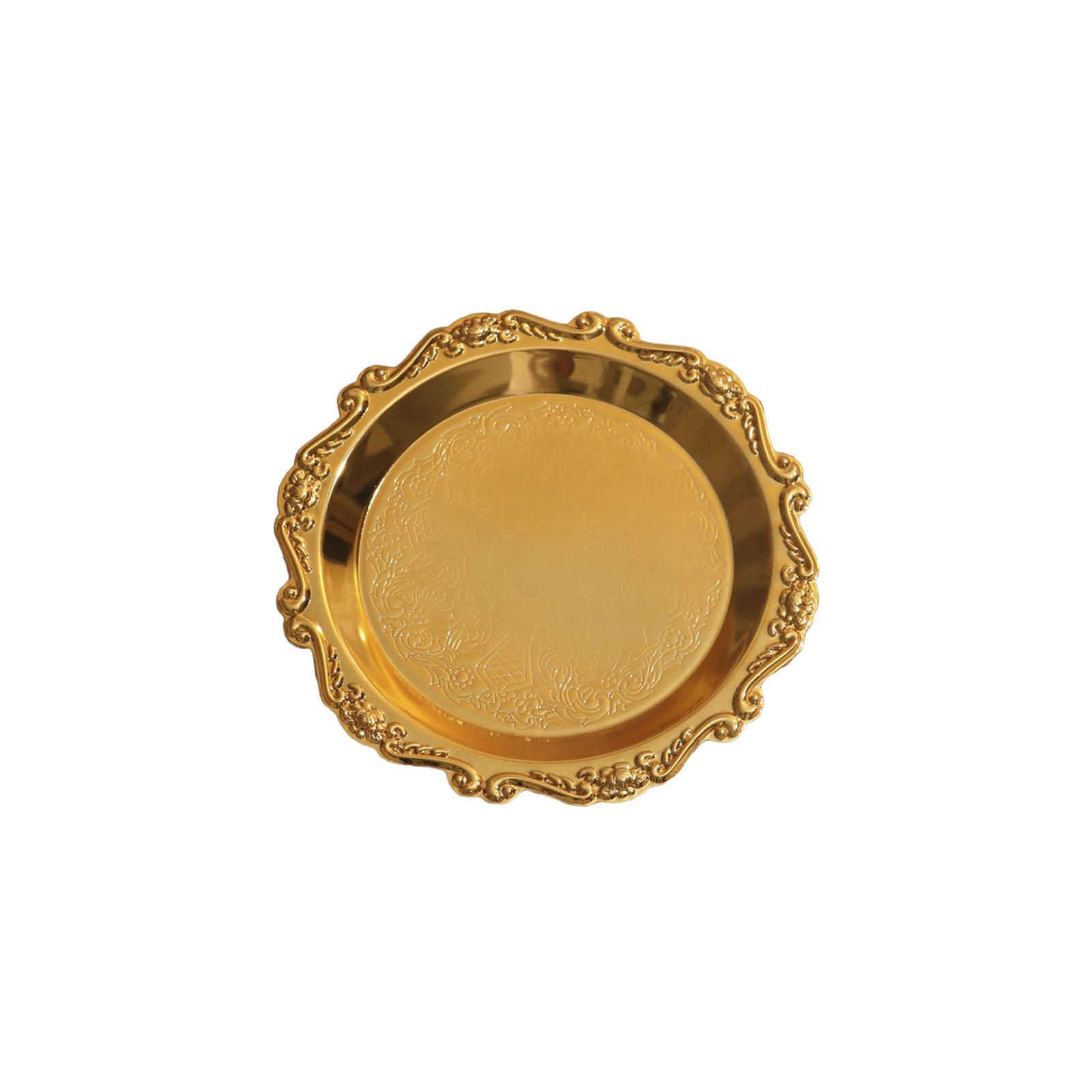 

Металлическая подставка для десертов, элегантный декоративный поднос для торта, подставка для кексов, презентационная подставка для закусок и угощений S золотой