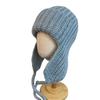 Liu Zhimin Coarse Wool Ear Protection Hat Women's Autumn and Winter Flying Hat Balaclava Hat Shows a Small Face Knitted Lei Feng