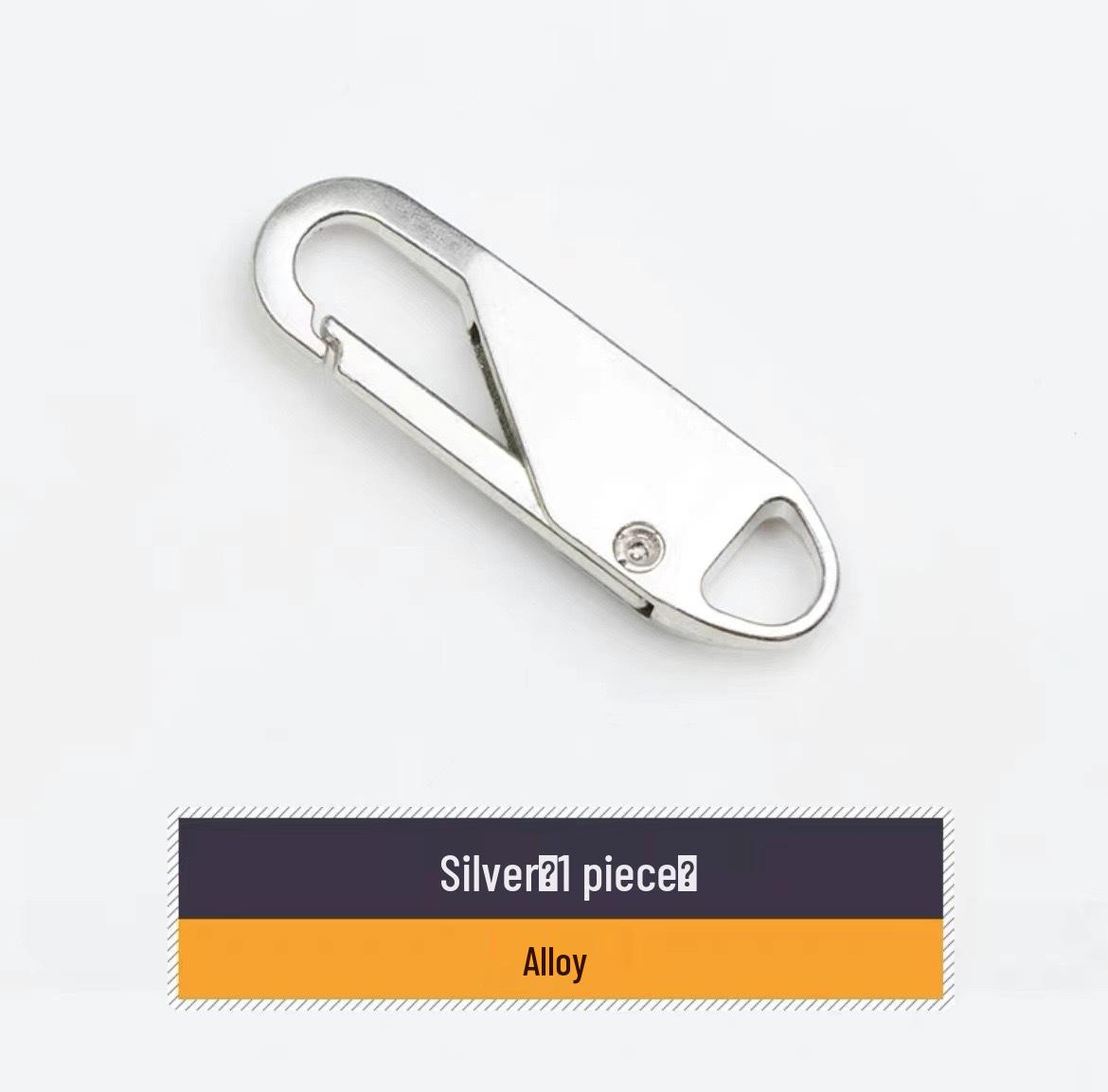 Съемная застежка-карабин из цинкового сплава, язычок для молнии