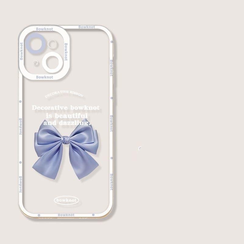 Phone Case For Realme 12 Pro Plus C67 4G C53 C55 C11 C12 C15 C21Y 5 6 7 8 9 10 Cover Flower Pink Bowknot Fashion Silicone Funda