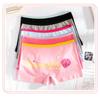 Girls' Plus Size Pure Cotton Safety Shorts - Junior High, Puberty-Friendly Four-Corner Briefs
