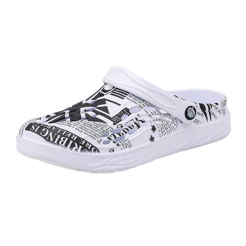 Plus Size Men's Breathable Slip-on Beach Sandals with Soft Sole