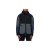 Color-Blocked Fitted Zip-Up Hoodie Jacket Men Outerwear Navy-Blue FB2369-010