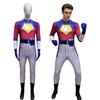 Disfraz Cosplay de Pacificador de Escuadrón Suicida con Material de Seda de Leche para Niños y Adolescentes