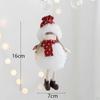 Lovely Plush Doll Pendant Christmas Tree Hanging for Office Fireplace Hallway Window
