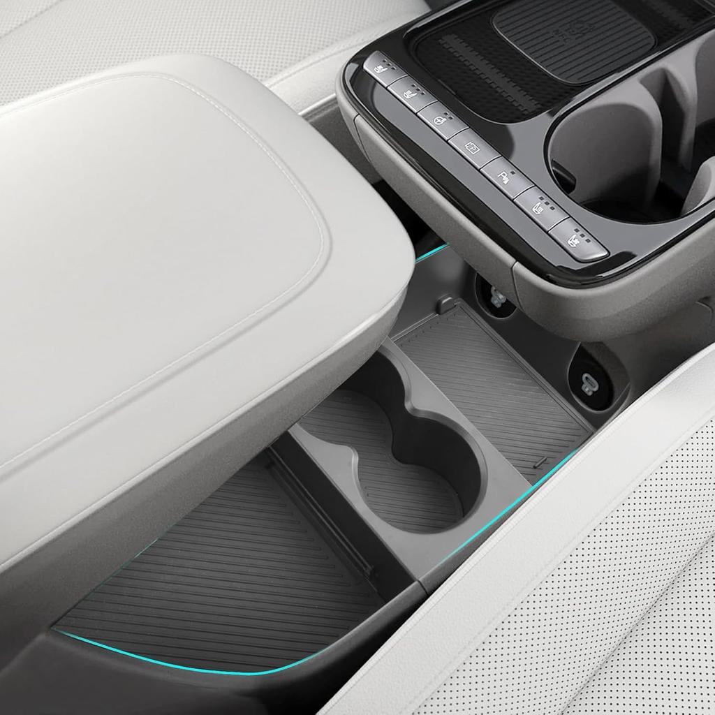 SHAOHAO for 2025 2026 Hyundai Tucson Lower Organizer for 2025 2026 Hyundai Tucson Accessories (Limited/Hybrid) Under Console Organizer Space Expand