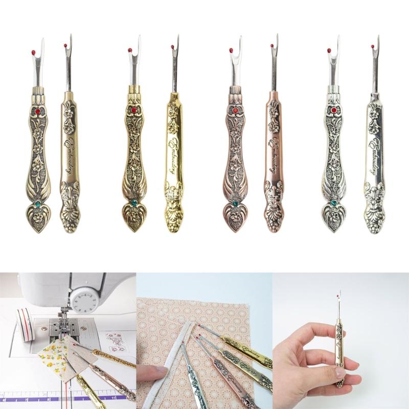 Seam Rippers Ergonomical Thread Remover Stitches Thread Unpicker Cutter Stitches Remover Tool for Sewings Needle Work