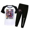 Kpop Demon Hunters Print Toddler Pajama Suit With Soft Cotton Material For Comfortable Nightwear
