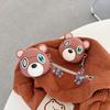 Cute Dropout Bear AirPods Pro Apple Bluetooth Headset Case 2/3/4 Generation Cartoon Silicone Protective Case