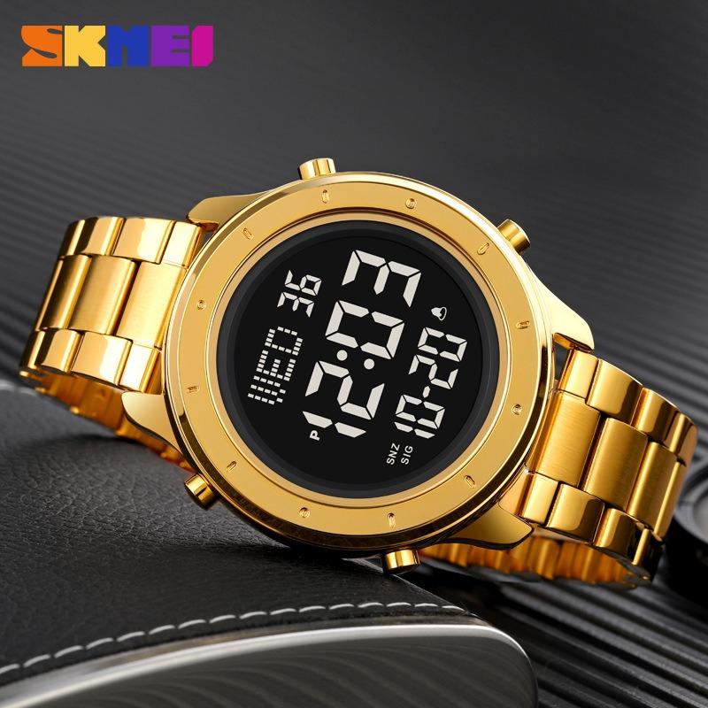 Montre électronique de sport fine multifonctionnelle étanche montre étudiante pour homme montre de loisirs mode extérieure