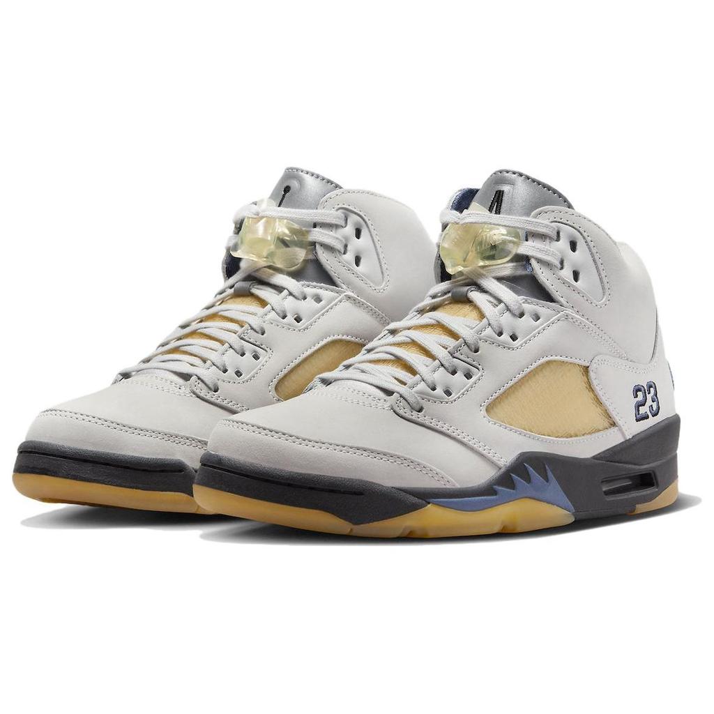 A Ma Maniére X  Air Jordan 5 Retro Dawn Women Sneakers Grey Photon-Dust Black FZ5758-004