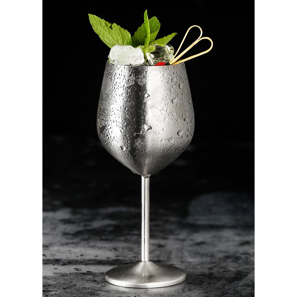 500ml Stainless Steel Red Wine Glass Goblets Juice Drink Goblet Party Barware Kitchen Tools