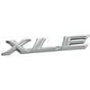 RE02Metal XLE Logo Letters Car Rear Trunk Emblem Badge Sticker Decals For Toyota Sienna RAV4 Corolla Camry Car Styling Accessories