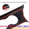 LHD Accessories for Isuzu Dmax D-max D Max 2025 2025 2025 Water Cup Holder Sticker Cover Carbon Fiber Decoration Accessories
