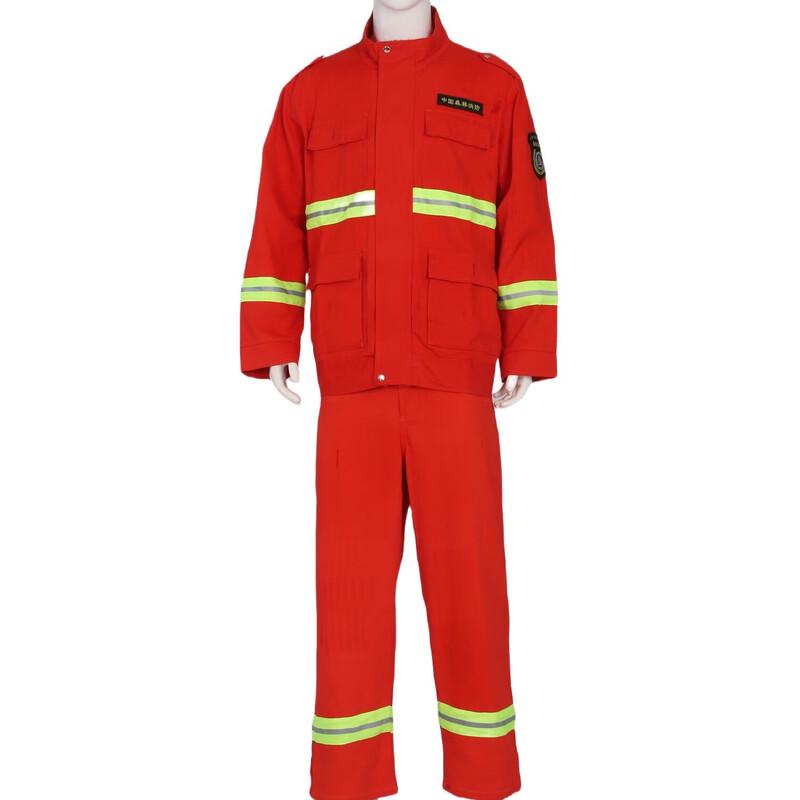 OLOMM All-Cotton Forest Firefighter Suit XL