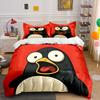 Shocked Penguin Faces Pattern. Bedding Sets Duvet Cover Sets Duvet Covers Pillowcases(1 * Duvet Cover 2 * Pillowcases, Without Duvet Insert)