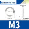 304 Stainless Steel Double-Sided Serrated Lock Washer, Anti-slip Butterfly-shaped, M3-M42
