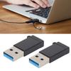 Adapter USB3.0 To TypeC USB C To USB OTG Plug Play Conversion Head for Data  (Black )