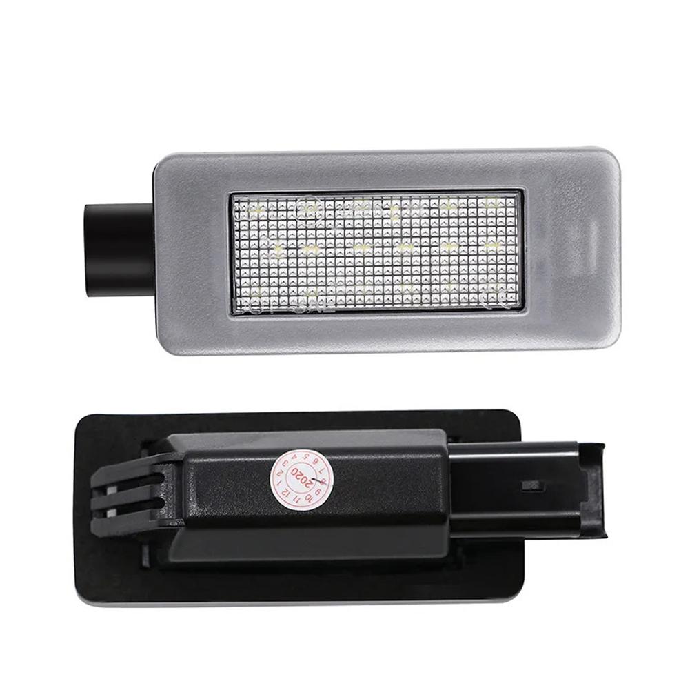 LED Car License Plate Lamps For Peugeot 208 2008 308 3008 5008 II 207 CC LED Number Plate Lamp For Citroen DS3 C3 MK3 DS5 C5