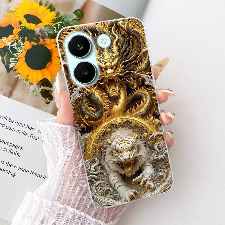 For Xiaomi Poco X8 Pro Max Phone Case Soft Silicone Cover Butterfly Dragon Cat Floral Bumper On Xiaomi Redmi Turbo 5 Max Funda