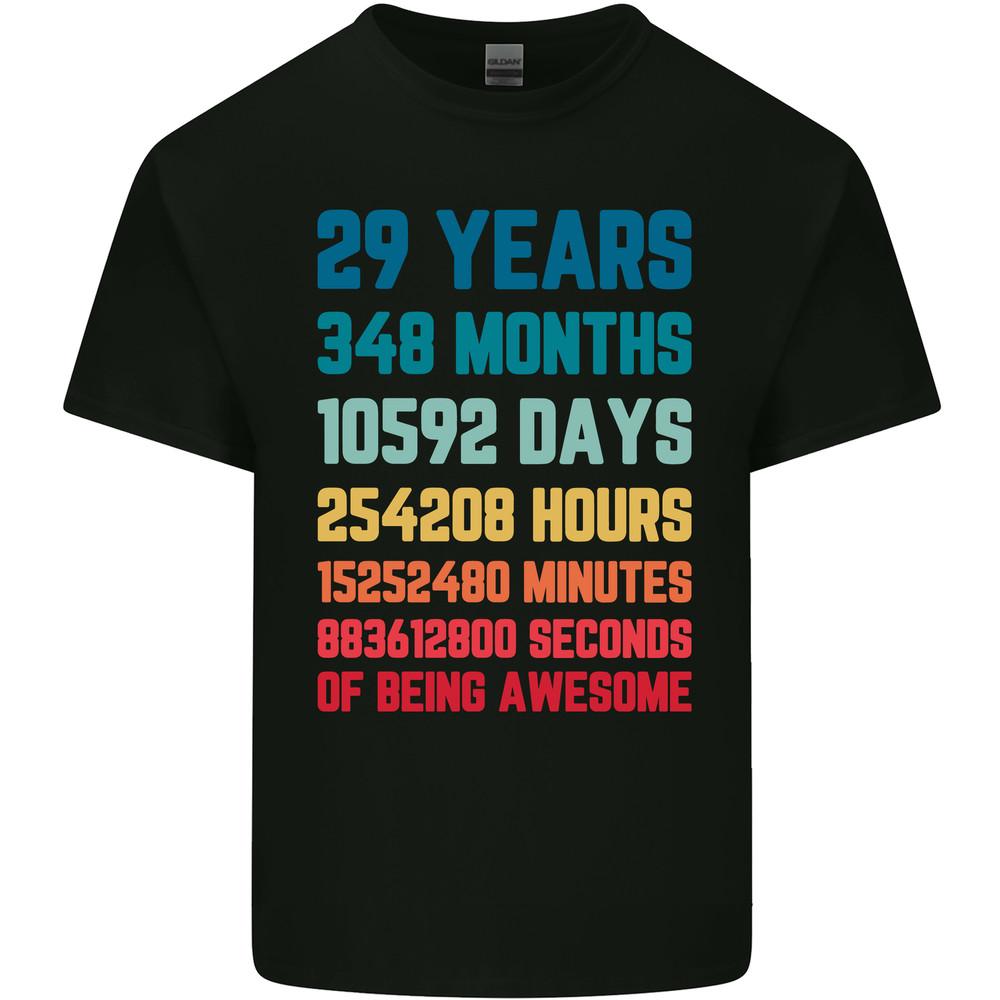 29th Birthday 29 Year Old Mens Light Cotton T-Shirt
